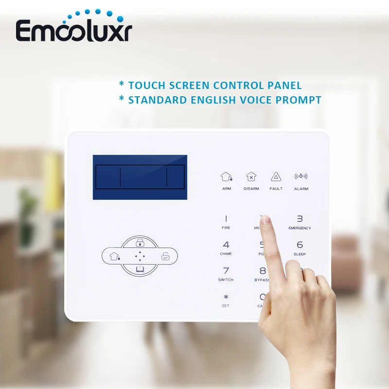 APP Control GSM PSTN Smart Home Alarm System ST-IIIB with Anti-pet PIR Sensor and Door Window Sensor Detector