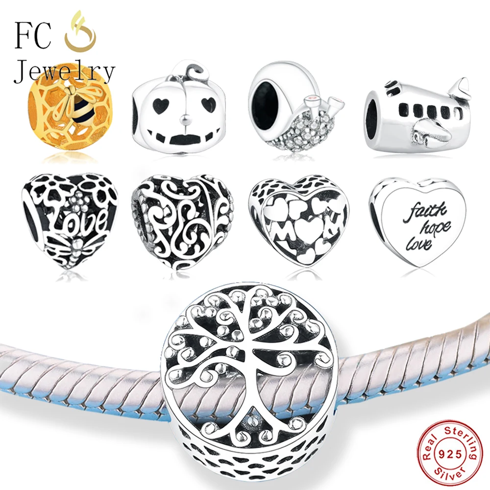 

Wholesale 30 pcs Fit Original Pandora Charms Bracelet 925 Silver Accessories DIY Jewelry Making Berloque Free Shipping DHL EMS