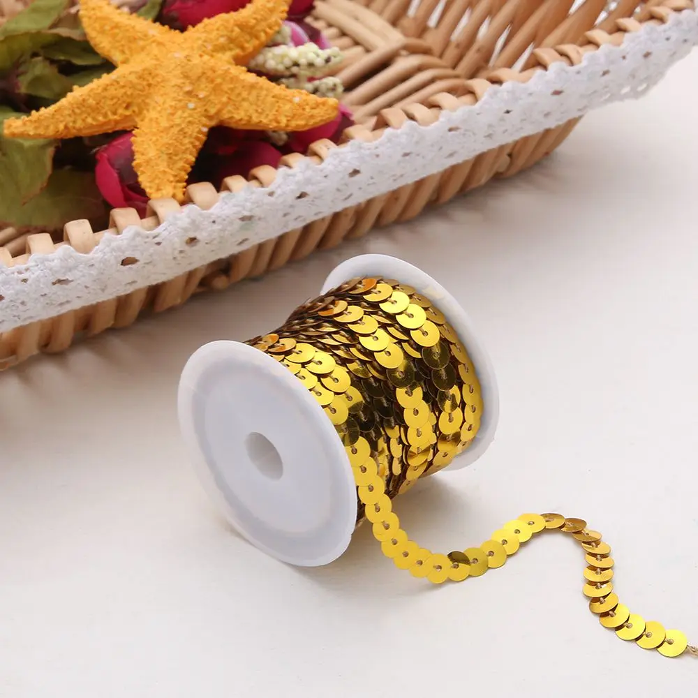Новинка DIY 5 ярдов 6 мм граненые пайетки с блестками выбрать Ювелирные изделия
