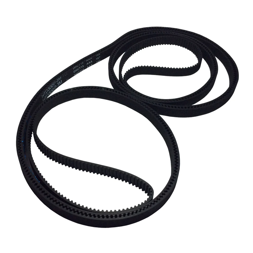 

High Quality HTD 3M Synchronous Belt Length 3000mm Teeth 1000 Rubber Timing Belt Width 10mm in Closed Loop Arc Teeth Belt 1Pcs