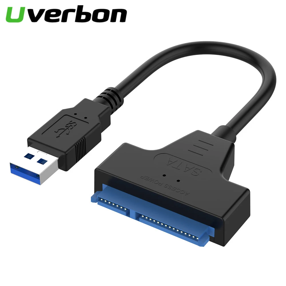 

USB 3.0 SATA 3 Cable Sata to USB Adapter Up to 6 Gbps Support 2.5 Inches External SSD HDD Hard Drive 22 Pin Sata III Cable