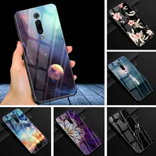 Для Xiaomi mi 9 T Pro Чехол mi 9 T SE PC Пластиковый стеклянный чехол для телефона черный ТПУ бампер чехол для Xiaomi mi 9 T Pro mi 9 T Pro 6,3" Чехол