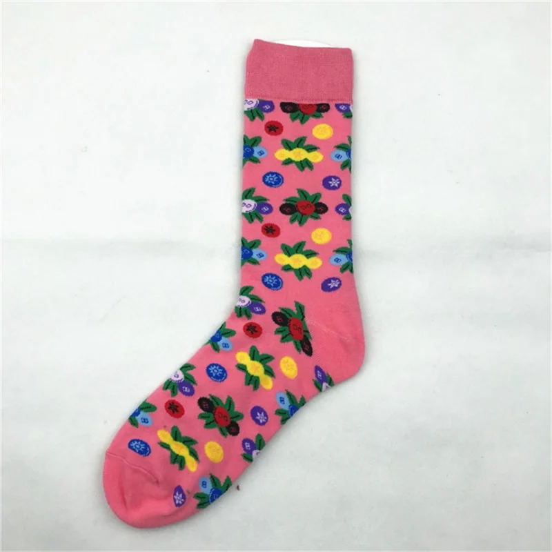 Moda Socmark, брендовые качественные мужские носки, 10 цветов, носки с геометрическим рисунком животных, мужские носки из чесаного хлопка, Calcetines Largos Hombre - Цвет: 51088