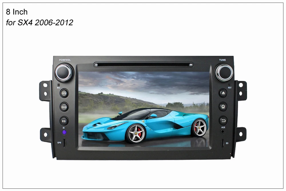 Clearance SINOSMART 2 Din Android 9.0 4G RAM 8 core CPU Car DVD GPS Player for Suzuki SX4/S Cross/Ciaz 2006-2015 1