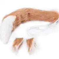 Anime Spice And Wolf Holo Fox Ears Tail Long Plush Cosplay Costumes Prop