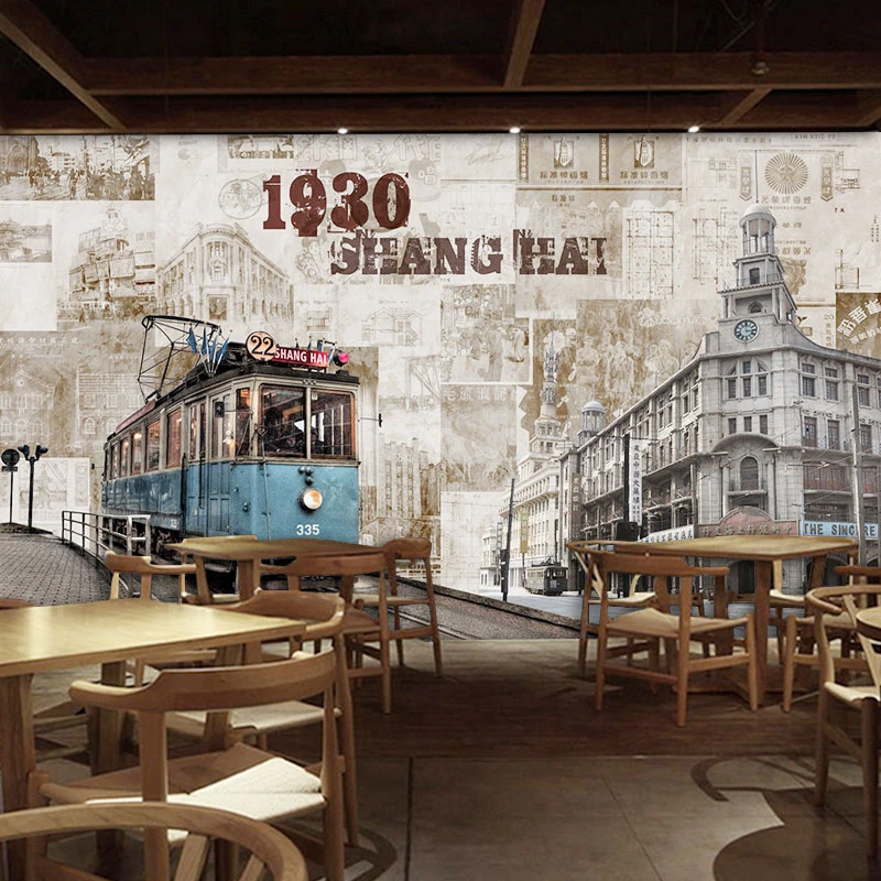 beibehang Custom large 3D stereoscopi Wallpaper vintage old building