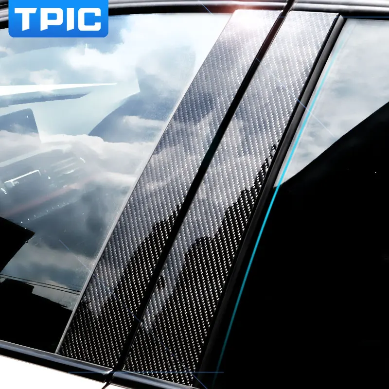 Декоративные наклейки на окна автомобиля из углеродного волокна для BMW E60 E90 F30 F10