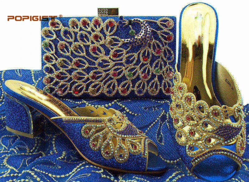 Sac Mariage Africain Black gold Chaussures Arrivée Couleur Femmes silver De Avec Fuchsia Nigérian Ensemble Blue Italiennes Et fuchsia Nouvelle purple Assorti royal FIBx8qwwS