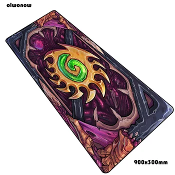 

hearth stone mats 900x300x3mm anime gaming mouse pad big keyboard mousepad desk notebook gamer accessories padmouse mat