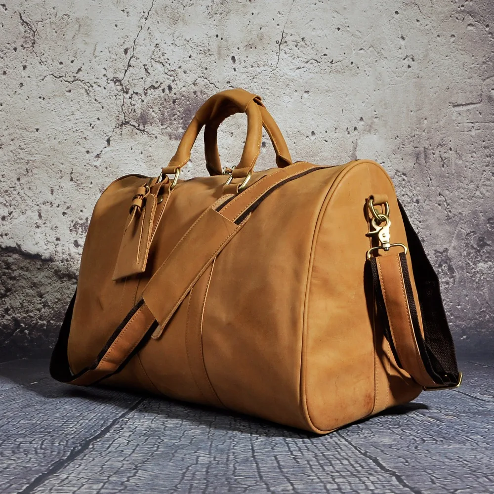 Мужская Дизайнерская Повседневная сумка для путешествий из натуральной кожи, модная сумка для чемодана, сумка-мессенджер, сумка через плечо, 3037