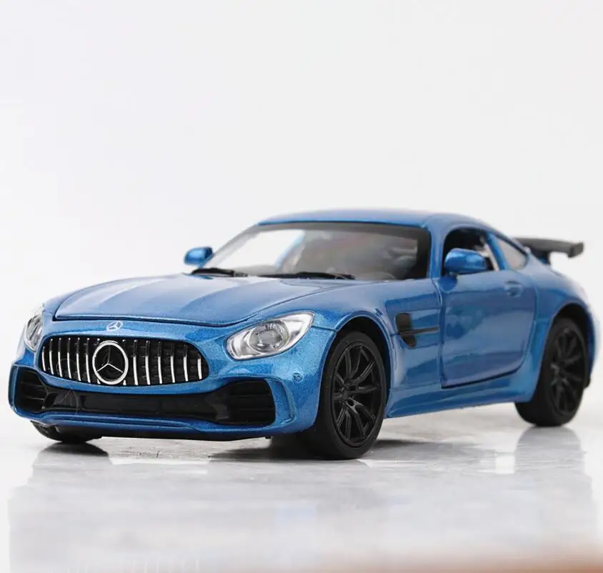 1:32 игрушечный автомобиль BENZ GTR AMG металлическая игрушка сплав супер автомобиль Diecasts& игрушечный Транспорт модель автомобиля Миниатюрная модель автомобиля игрушка для детей - Цвет: Синий