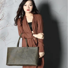 AOMI women genuine leather composite bag women bag handbag fashion handbags