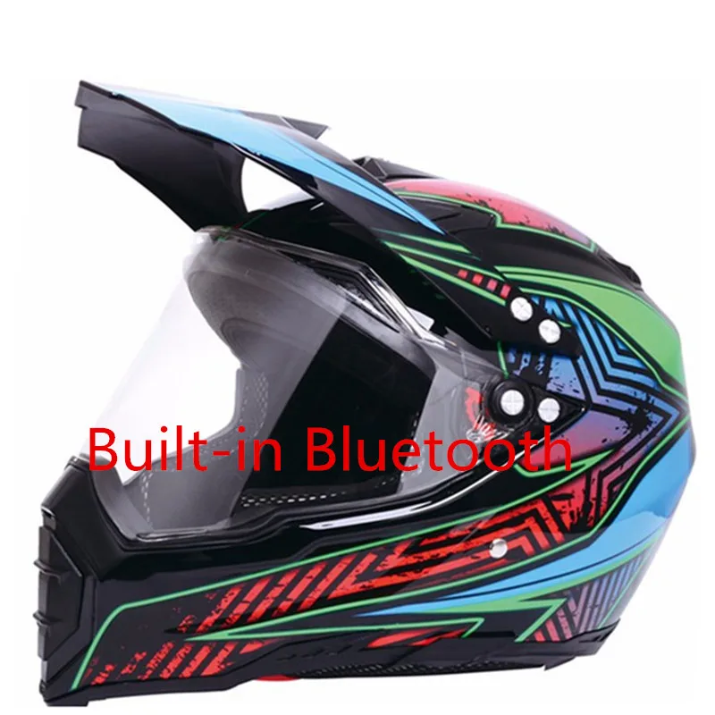 Модный уличный внедорожный шлем Casco для мотоцикла и мотоцикла, набор шлемов для мотокросса, гоночного шлема с линзой