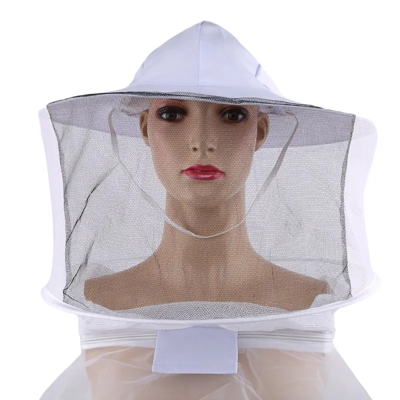 

New Breathable Beekeeping Clothing Anti Bee Body Protective Coat Veil Hood Hat Suit Sleeve Head Beekeeping Preventing Comfort