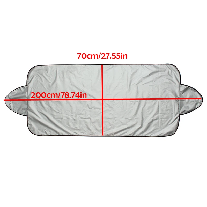 Новейший хит 200x70 см автомобильный внедорожник Снежный лед Защита от солнца пылезащитный Магнитный чехол для лобового стекла защита от снега