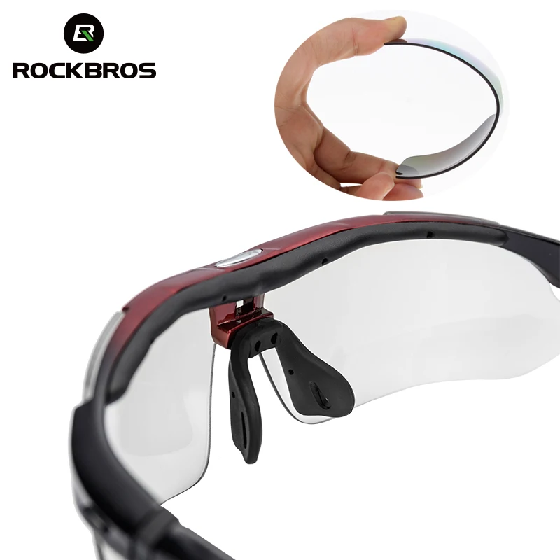 Baratos ¡ Caliente! RockBros Polarizado Ciclismo Gafas de Sol Al Aire Libre Deportes de Bicicletas Bike Gafas de Sol TR90 Gafas de Eyewear de la Lente 5