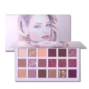

Makeup Palette Eyeshadow Palette maquiagem Luminous Natural Glitter Shimmer Satin Diamond 18 Colors