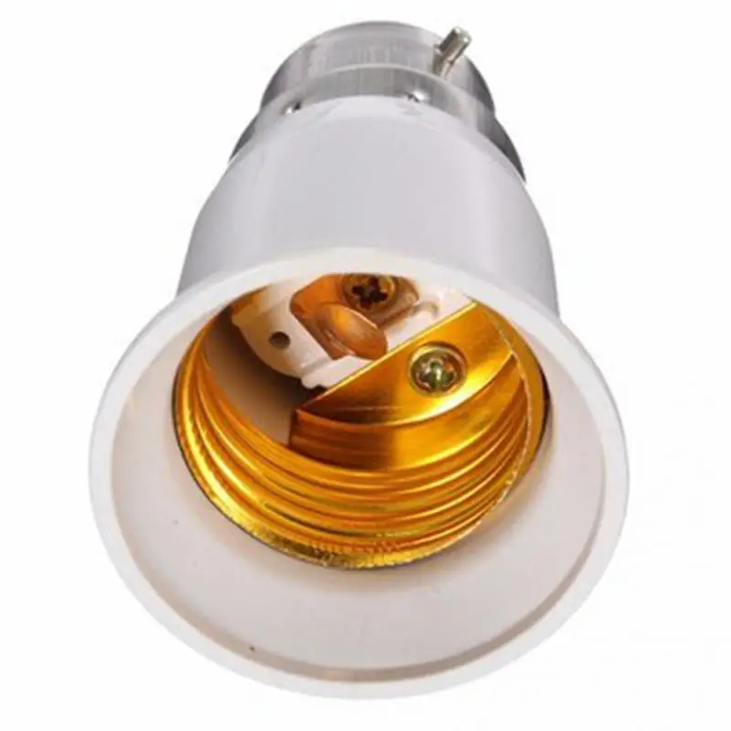5 шт. B22 для E27 светодиодное основание лампы преобразования держатель преобразователь, переходник конвертер переходник лампа светильник с
