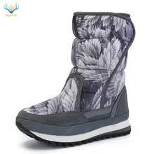 Зимние сапоги с цветочным принтом; женские теплые зимние сапоги; Тканевая обувь; разные цвета; Россия; обувь с подметкой из ЭВА; светильник; толстый мех;