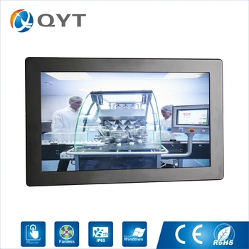 

18.5 inch industrial touch panel PC intel i3 6100U 2.3GHz 4G RAM 32G SSD win10 LAN COM USB