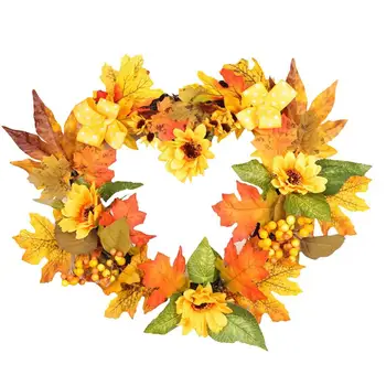 

1 Pc Artificial Handmade Holiday Sunflower Heart-shaped Decoration Ornament Birthday Gift Party for Wall Mantelpiece Window