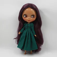 Fatory blyth кукла 280BL135 modena волосы без челки черная кожа подходит для DIY Изменить BJD игрушка для девочек