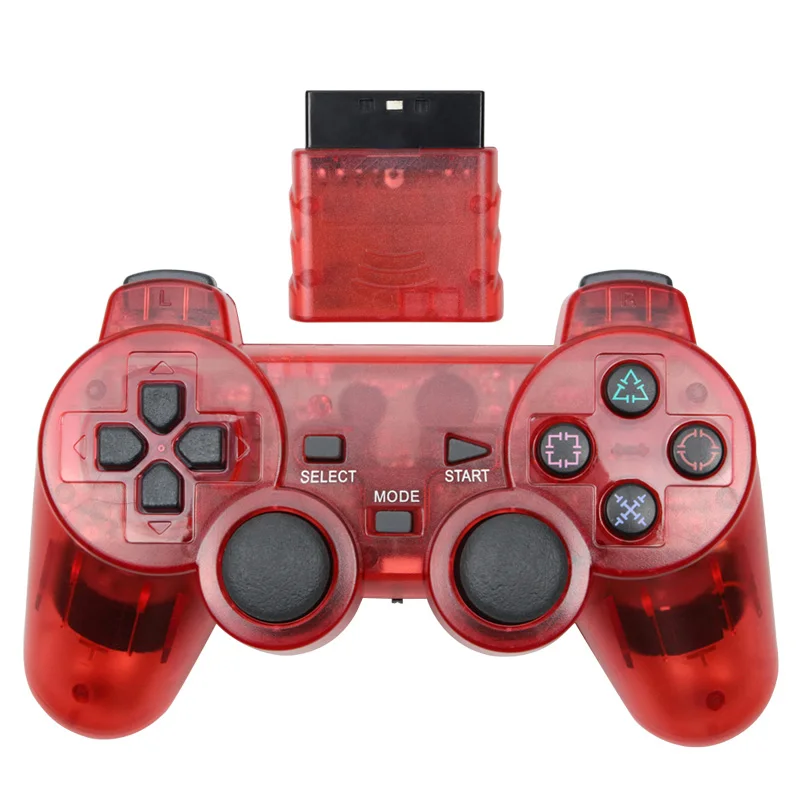Wireless Controller For Sony Playstation 2 Gamepad Double Vibration Shock For PS2 Joypad Joystick Controle USB PC Game Console 