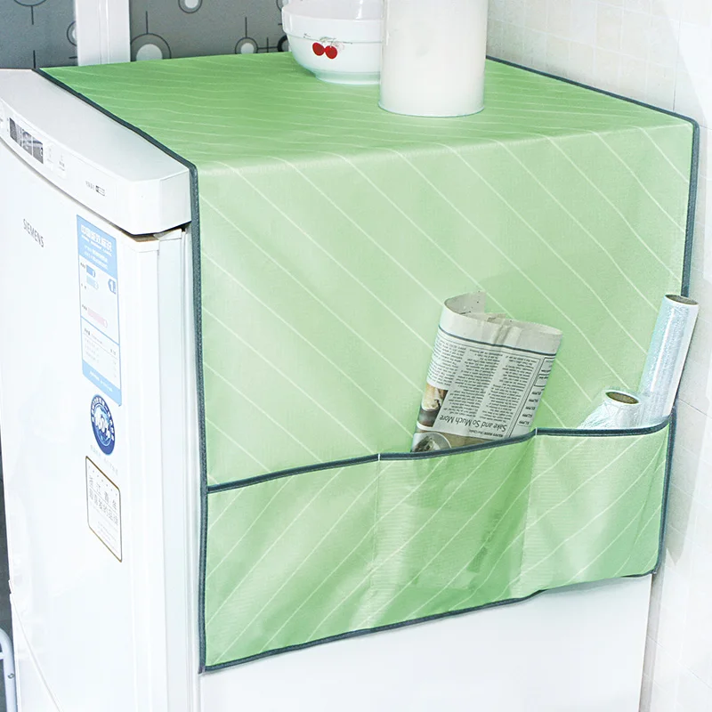 

Practical Refrigerator dust Storage Hanging bag Refrigerator Dust Cover Fridge Cover Towel Pouch Organize Storage Bag