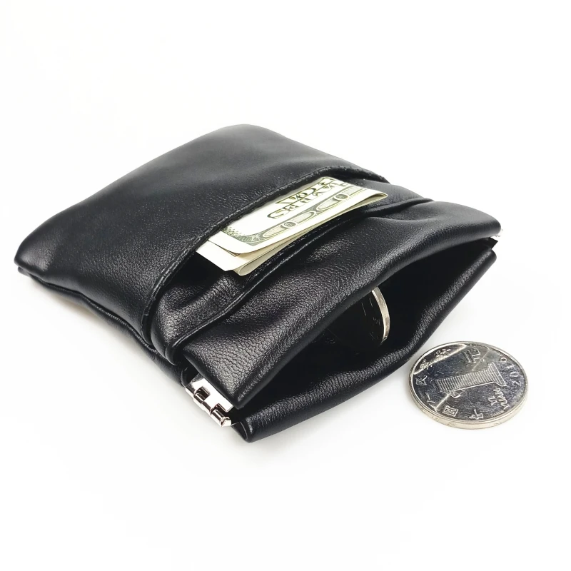 2018 New Fashion Solid Pu Leather Coin Purse Women Men Small Mini Short font b Wallet