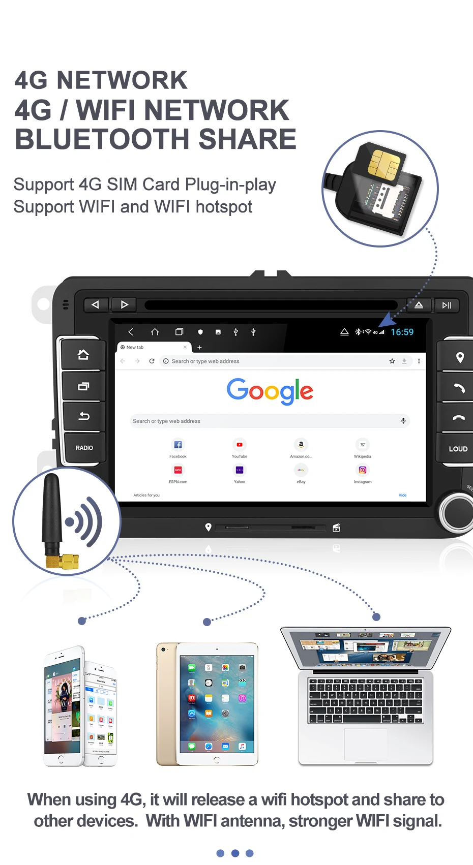 Perfect Isudar H53 Car Multimedia 2 Din Auto Radio GPS Android 4G For VW/Volkswagen/POLO/Golf/Skoda/Octavia/Seat/Leon RAM 4GB DVD Player 10