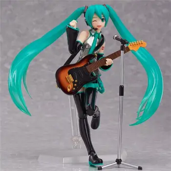 

Figma Volcaloid Hatsune Miku 2.0 200# With Guitar PVC Action Figure Collection Model Toys Brinquedos Christmas Gift