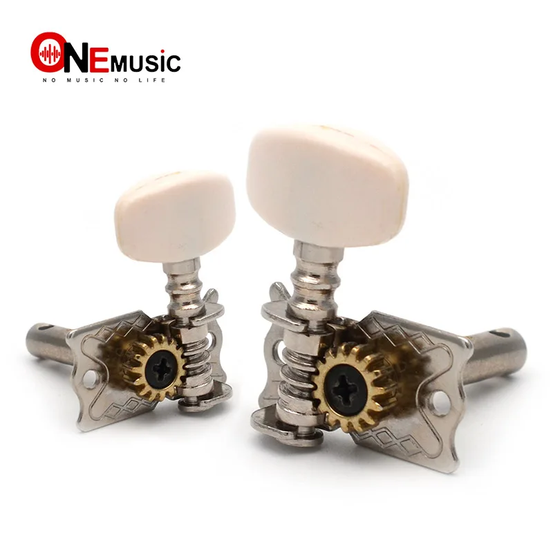 Nickel Plated Left And Right Hand Guitar Tuning Pegs Tuners Machine