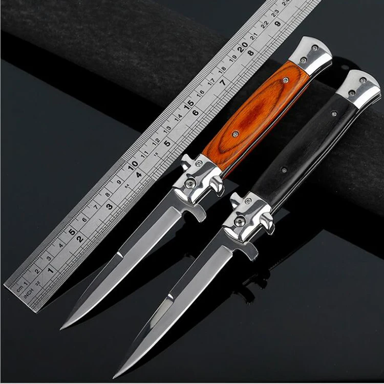 

Italian Mafia AKC 9-inch pocket knife outdoor pocket knife camping excursion self-defense knives high quality