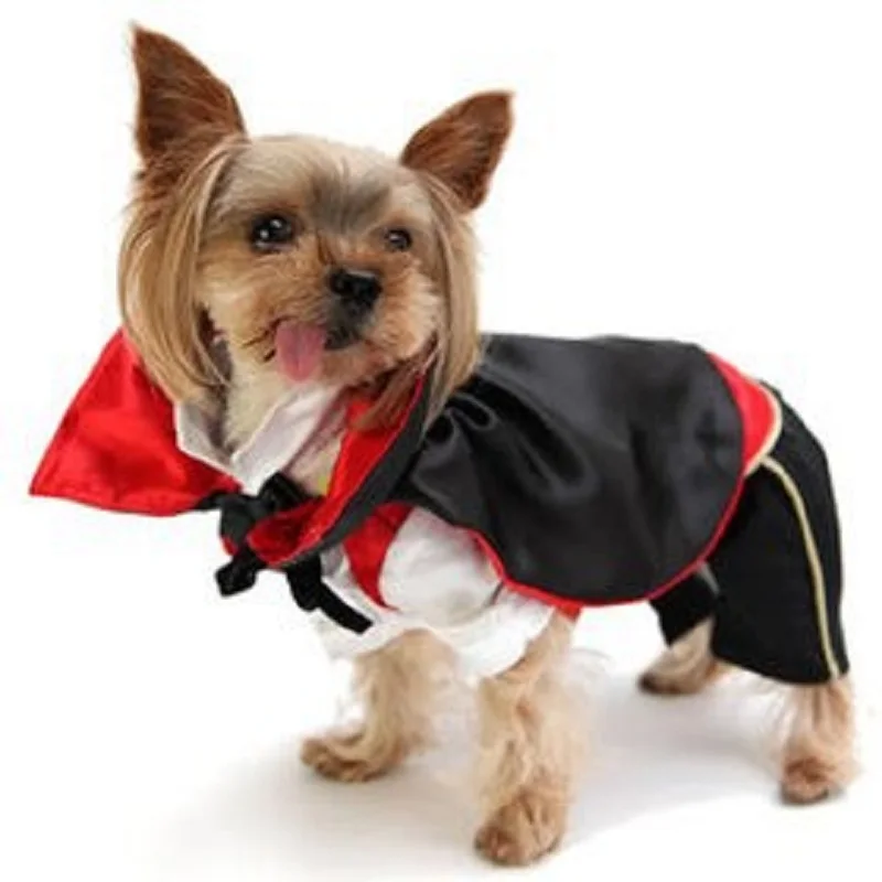 

Halloween Dog Costume Vampire Pet Costume Clothes Dog Jumpsuits Jacket Pet Coat Dog Clothing Romper Winter Warm Pet Jumpsuits