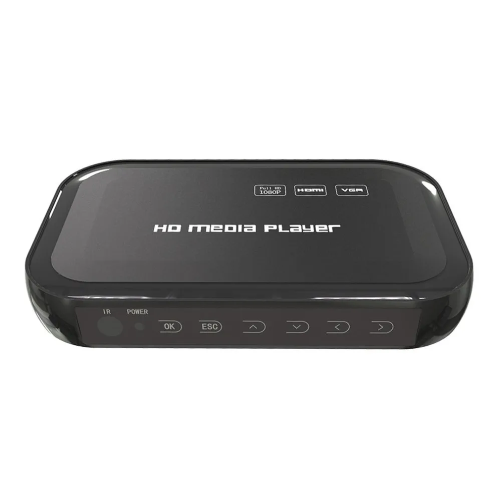 

Full HD 1080P Multi-function 3D Media Player With 01 Remote Control HDMI VGA Multiple Modes HD Media Center Wi-Fi Repeater