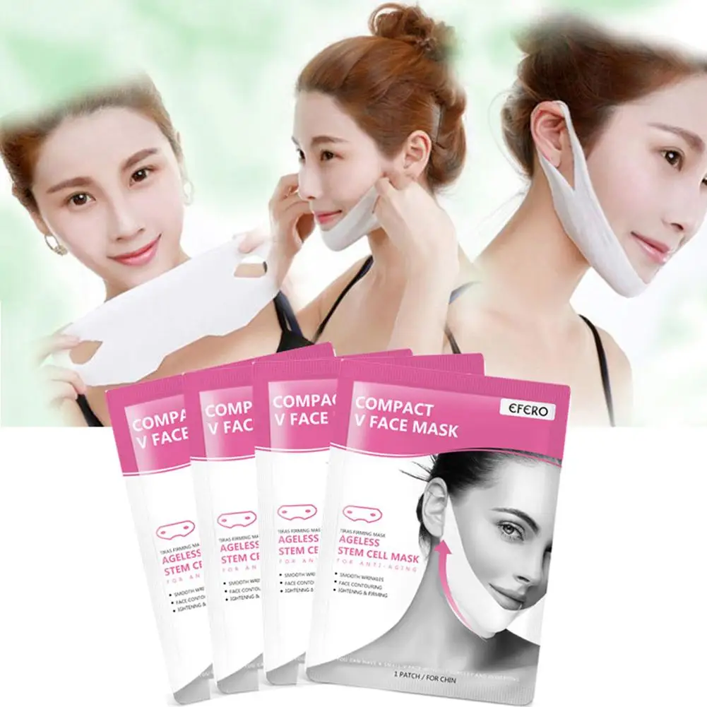 Идеальная V подъемная премиальная маска лифта контур лица маска V Shaper для похудения лица повязка для ухода за кожей эффект корейская косметика