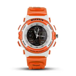 2018 WAKNOER двойной дисплей наручные часы для женщин часы водостойкие Военная Униформа спортивные часы кварцевые цифровой для