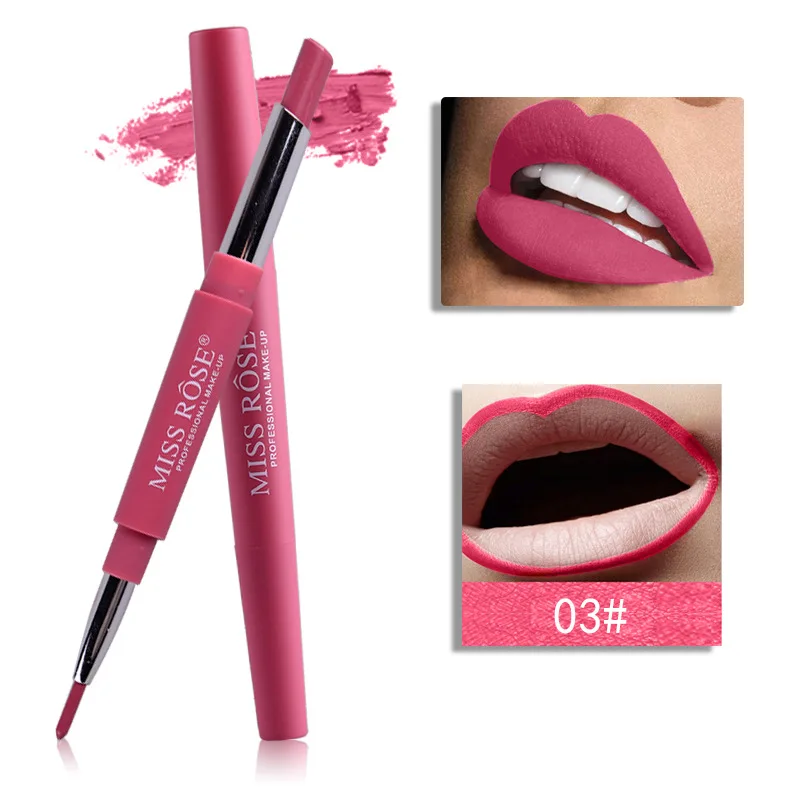 

1 Pc Hot Brand MISS ROSE Most Popular Color Lip Liner Pencil Lipstick Makeup Waterproof Lipliner Pen Makeup Set Comestics TSLM2