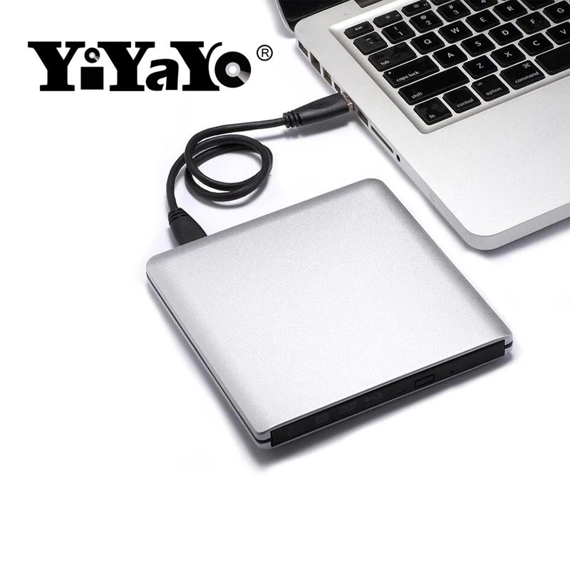 YiYaYo USB 3,0 Привод Blu-Ray Внешний Оптический BD-ROM DVD-ROM 3D плеер CD/DVD RW ГОРЕЛКА чтение ноутбука для Windows 10/7/8