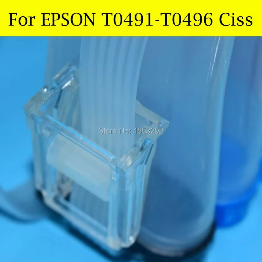 6 цветов СНПЧ система для EPSON T0491 R210 R230 R310 R350 RX510 RX630 RX650 принтер с ARC чипами|ciss system|ciss