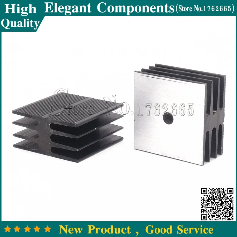 

1PCS 35X35X17 Rectifying Bridge Radiator KBPC Heat Sinks Aluminum Radiator For Bridge Rectifier Diode Size 35*35*17MM New