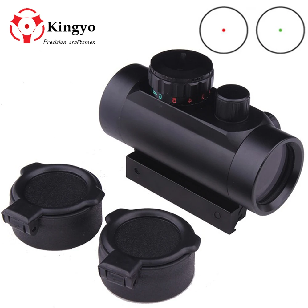 

1x40 Hunting Tactical Riflescopes Red Green Dots holographic Optical Sight Scope Adjustable Rifle Gun Scope Outdoor