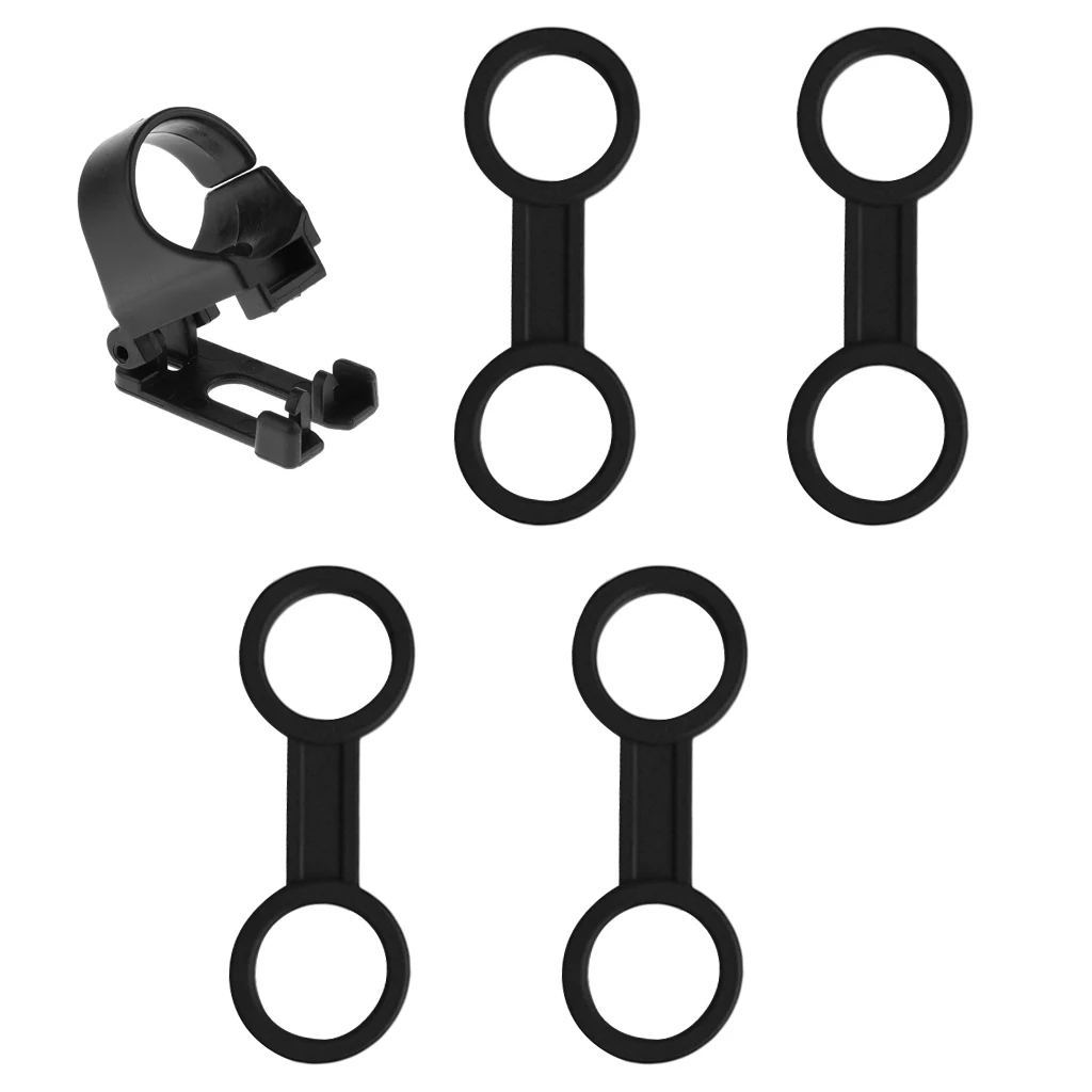 MagiDeal 5pcs Snorkel Breathing Tube Clip Keeper Holder for Attaching to a Dive Mask Breathing Tube Clasp Clip Retainer