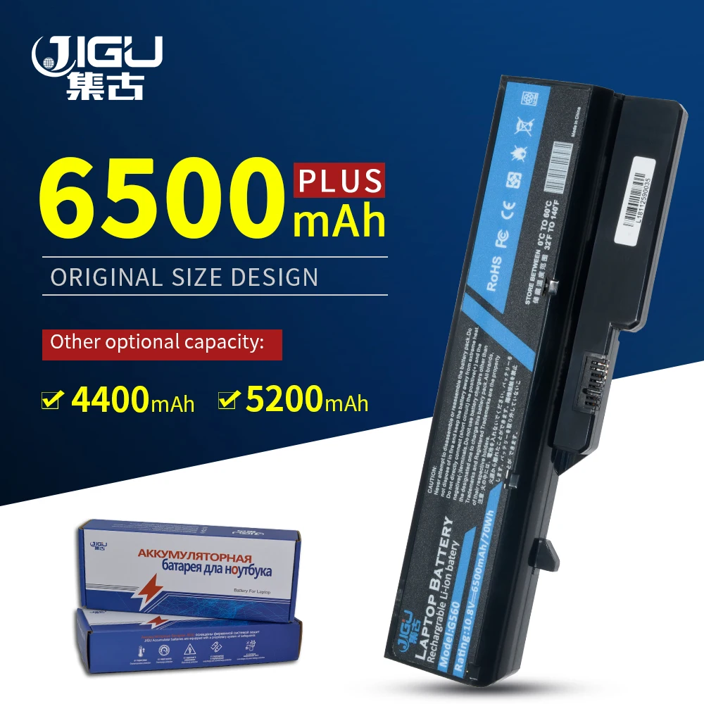 Аккумулятор для ноутбука JIGU Lenovo IdeaPad G460 G465 G470 G475 G560 G565 G570 G575 G770 Z460 L09M6Y02 L10M6F21