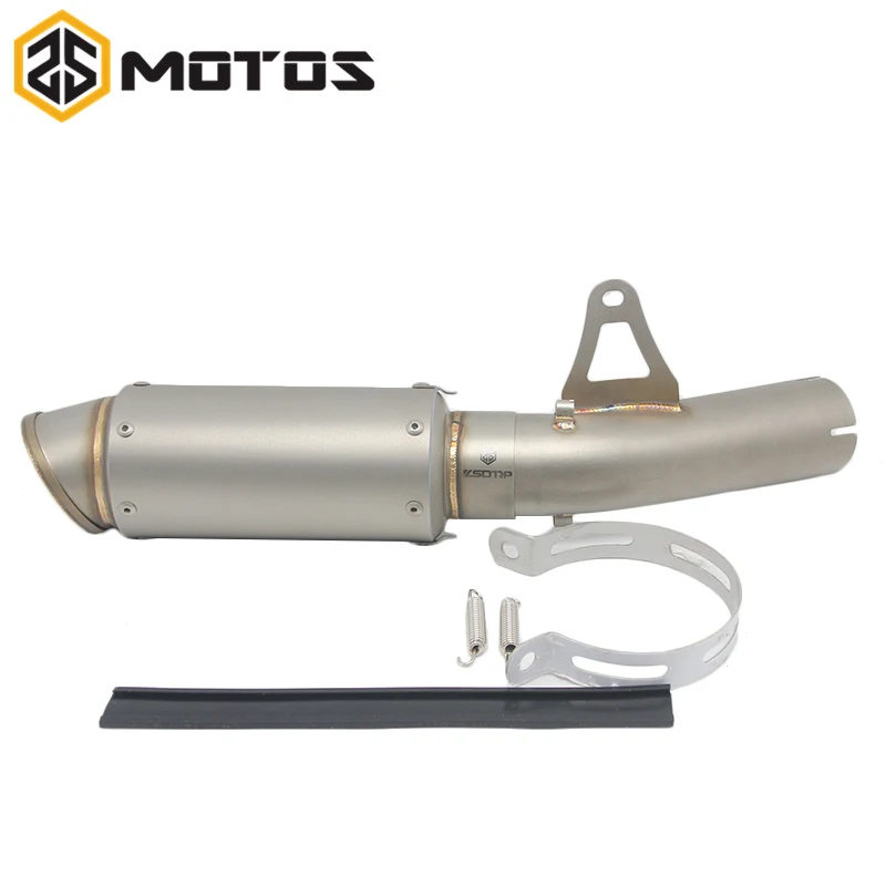 

ZS MOTOS S1000RR Motorcycle Exhaust Full System Middle Pipe + Akrapovic SC Exhaust Muffler for BMW S1000RR 2010-2016 Pipe