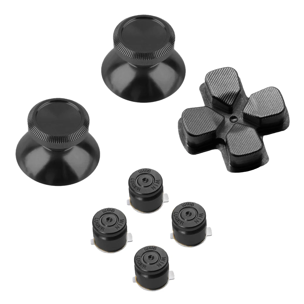 Аналоговые пулевые кнопки D PAD из алюминия и металла для PS4, сменные Джойстики для PS 4