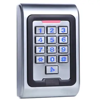 

Stainless Steel Metal 125K EM ID Card With Keypad Standalone Access Control 125khz Proximity Card Standalone Access Control
