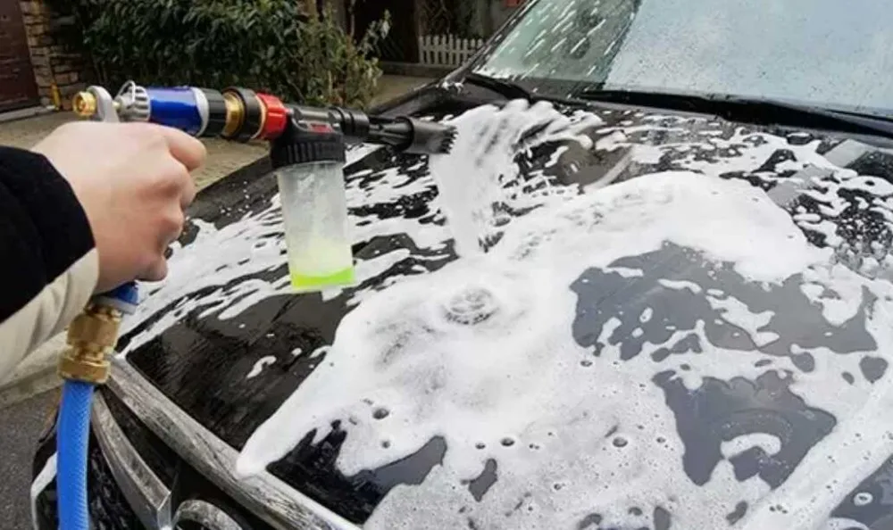 Водяной шланг высокого давления сопло садовый шланговый разбрызгиватель для душа домашних животных и автомойки комплект садовых шлангов