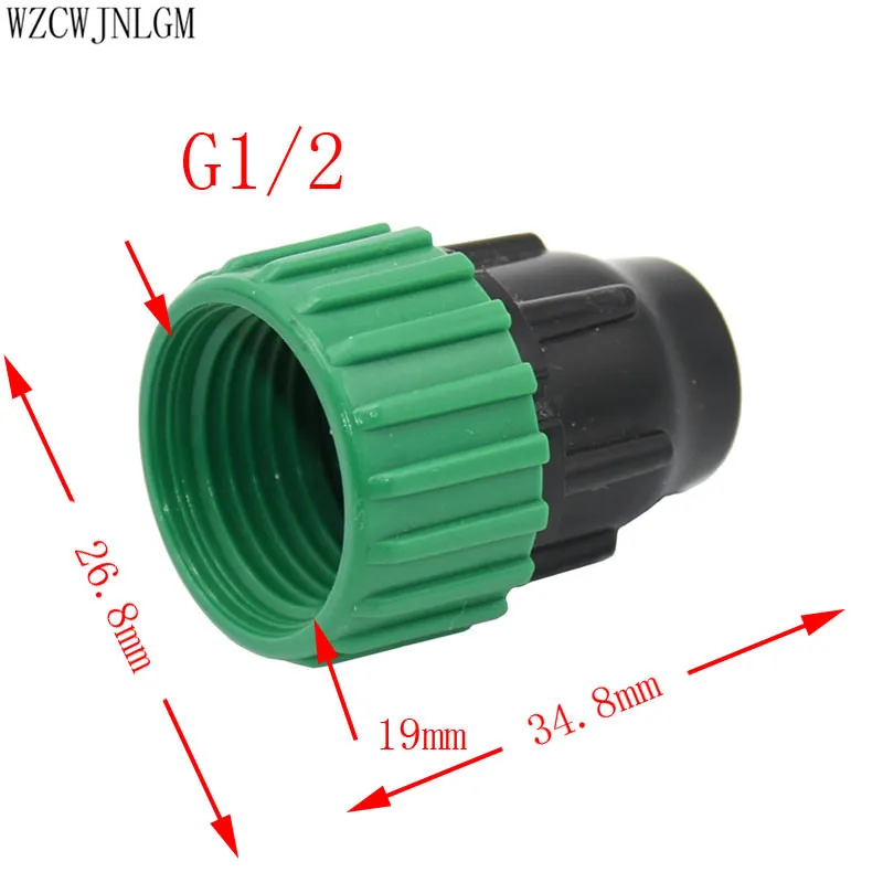 Садовая ирригационная Женская нить G1 / 2 &quotдо 8/11 мм 9/12 шланг быстроразъемные