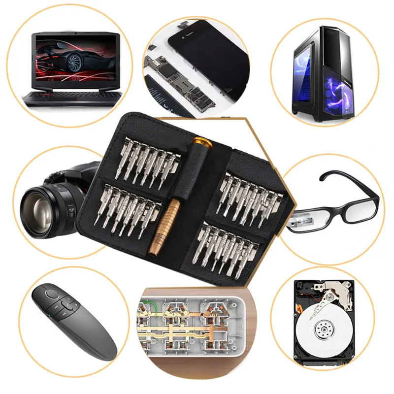 25 in 1 Screwdriver Set First aid Kit Repair Opening Tools Pentalobe